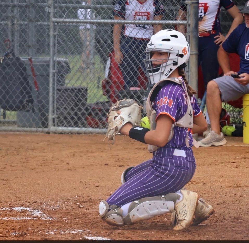 DigiWrist in play on the softball diamond
